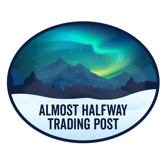 Almost Halfway Trading Post Sticker