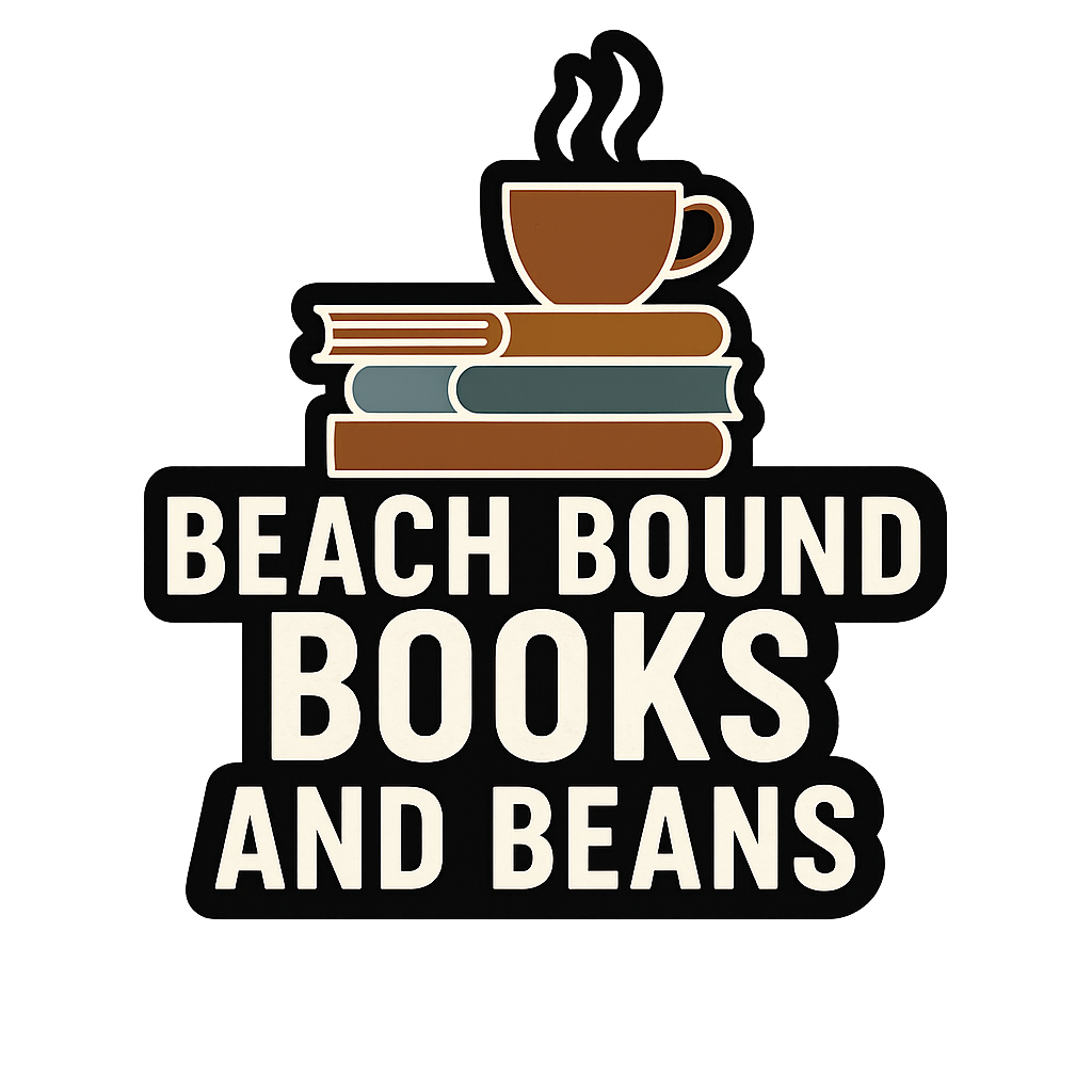 Beach Bound Books and Beans Sticker